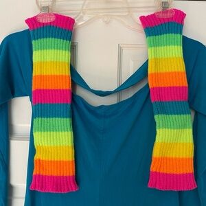 Costume Adult/Junior 80’s Workout Wear